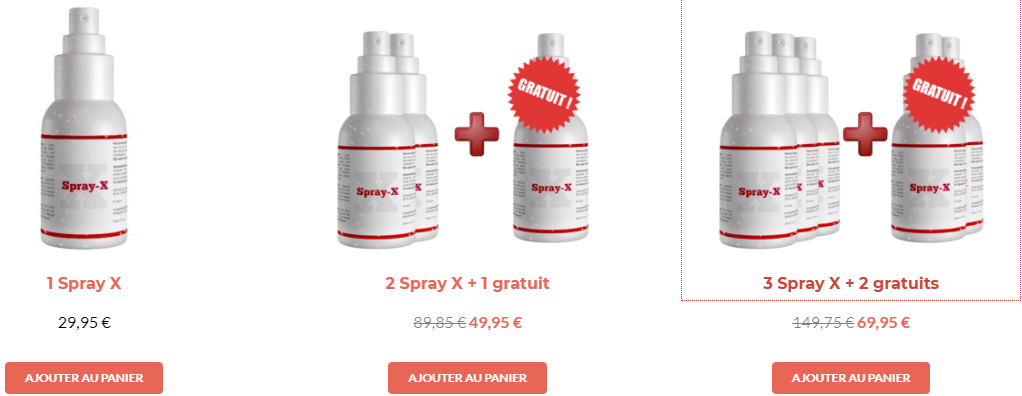 Acheter Spray X